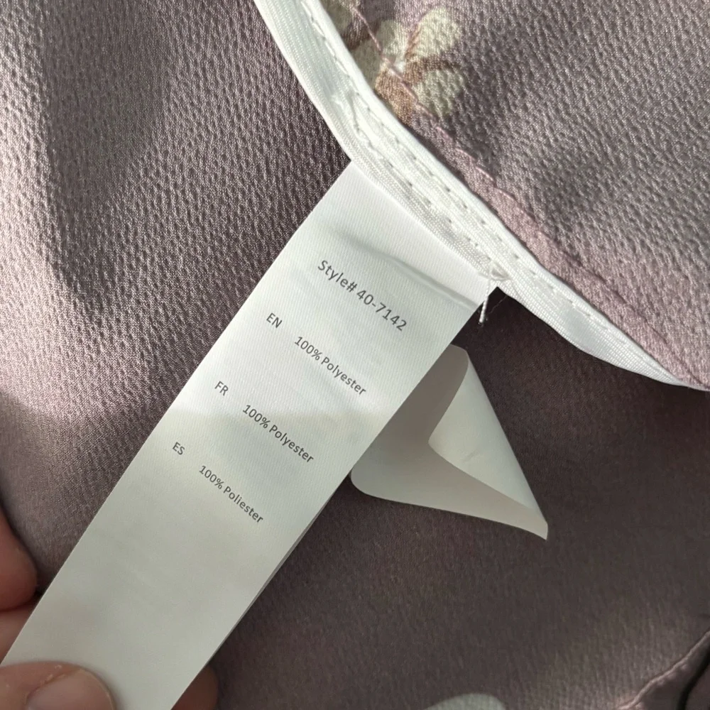 🚨4X$25🚨 Floral Women's Blazer - Purple and White - Picture 10 of 11